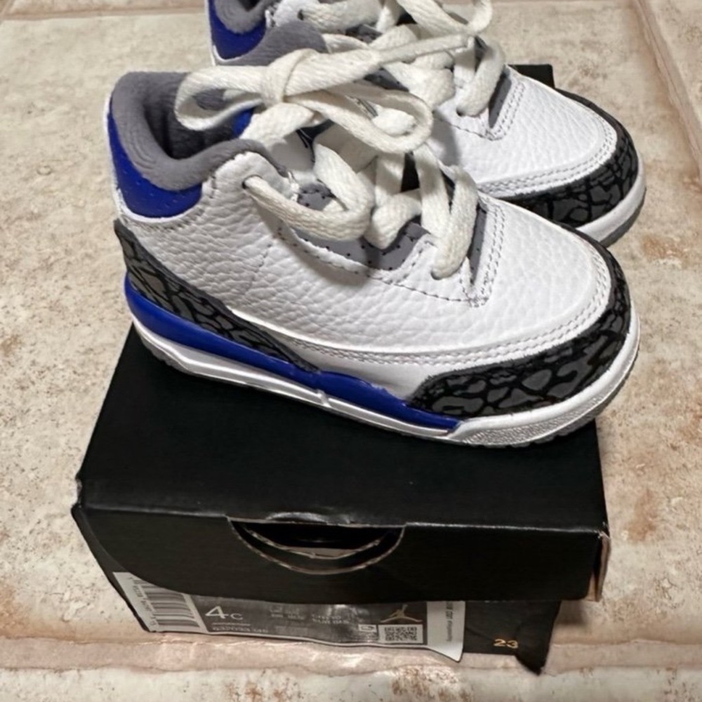 Jordan Retro 3 Racer Blue - Picture 4 of 5